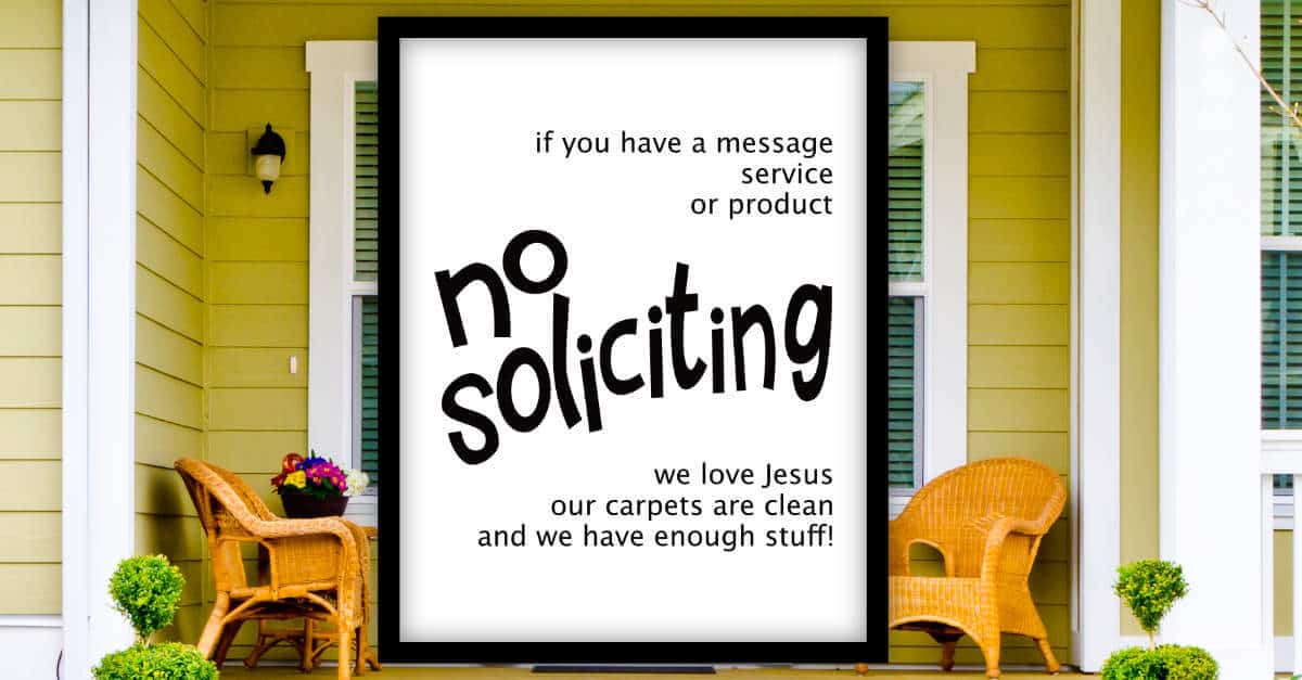 Printable No Soliciting Sign - Sunshine and Rainy Days printable-no-soliciting-sign-sunshine-and-rainy-days