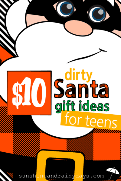 Dirty Santa Gift Ideas - Sunshine and Rainy Days