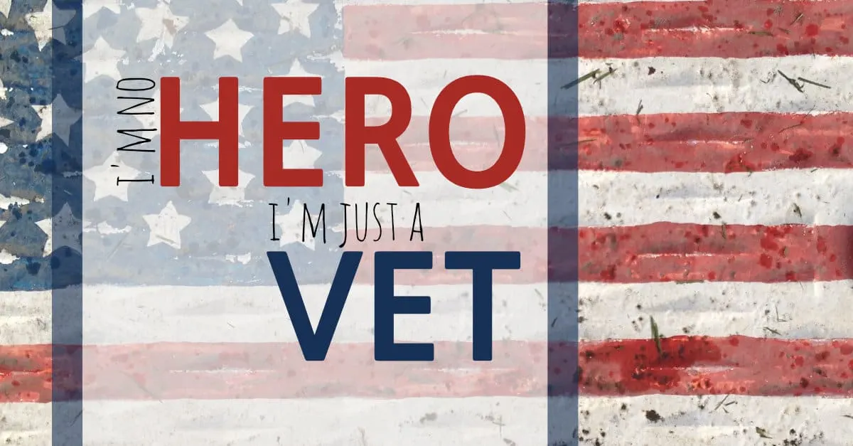 https://sunshineandrainydays.com/wp-content/uploads/2015/11/Im-No-Hero-Im-Just-A-Vet-Facebook.jpg.webp