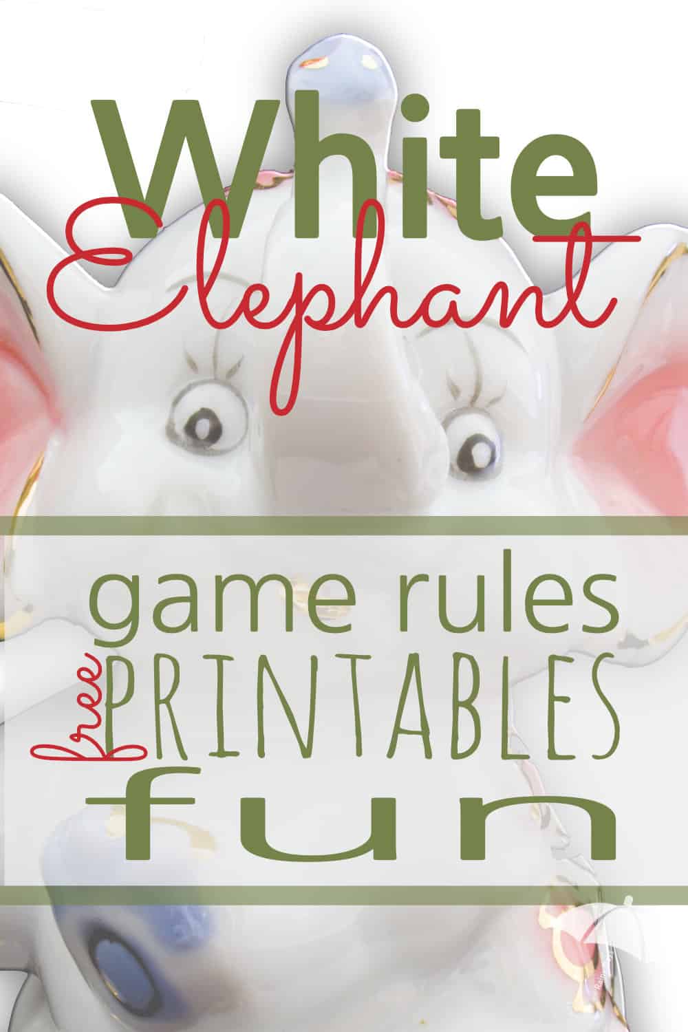 Printable White Elephant Gift Exchange