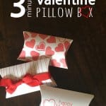 Valentine's Day is a great occasion to give a little something to those you love. It's a holiday without much fuss or too many expectations. That's why I had a blast creating these Printable Valentine Pillow Boxes! They are perfect for gifting your Valentine a small gift!