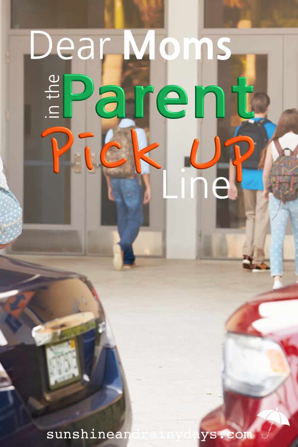 Dear Moms in the parent pick up line, if you stumble upon this letter, I have a few awesome suggestions for you! Go to a coffee shop, realize your teenagers are pretty capable of finding you, park your car, or PULL FORWARD!