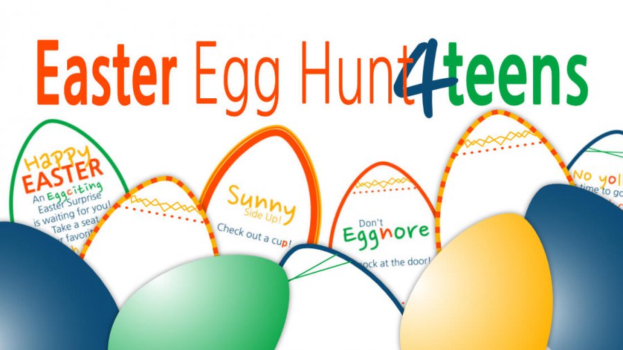 Easter Egg Hunt for Teens! Sunshine and Rainy Days