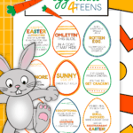 Easter Egg Hunt For Teens Printable