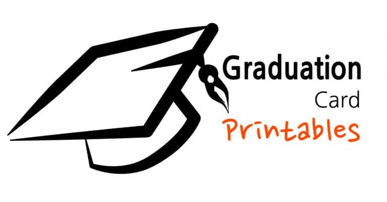 Graduation Card Printables