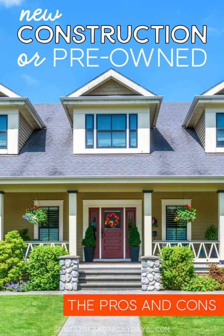 New Construction or Pre-Owned – The Pros and Cons