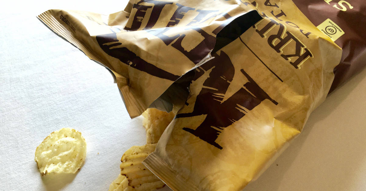 How to open a chip bag