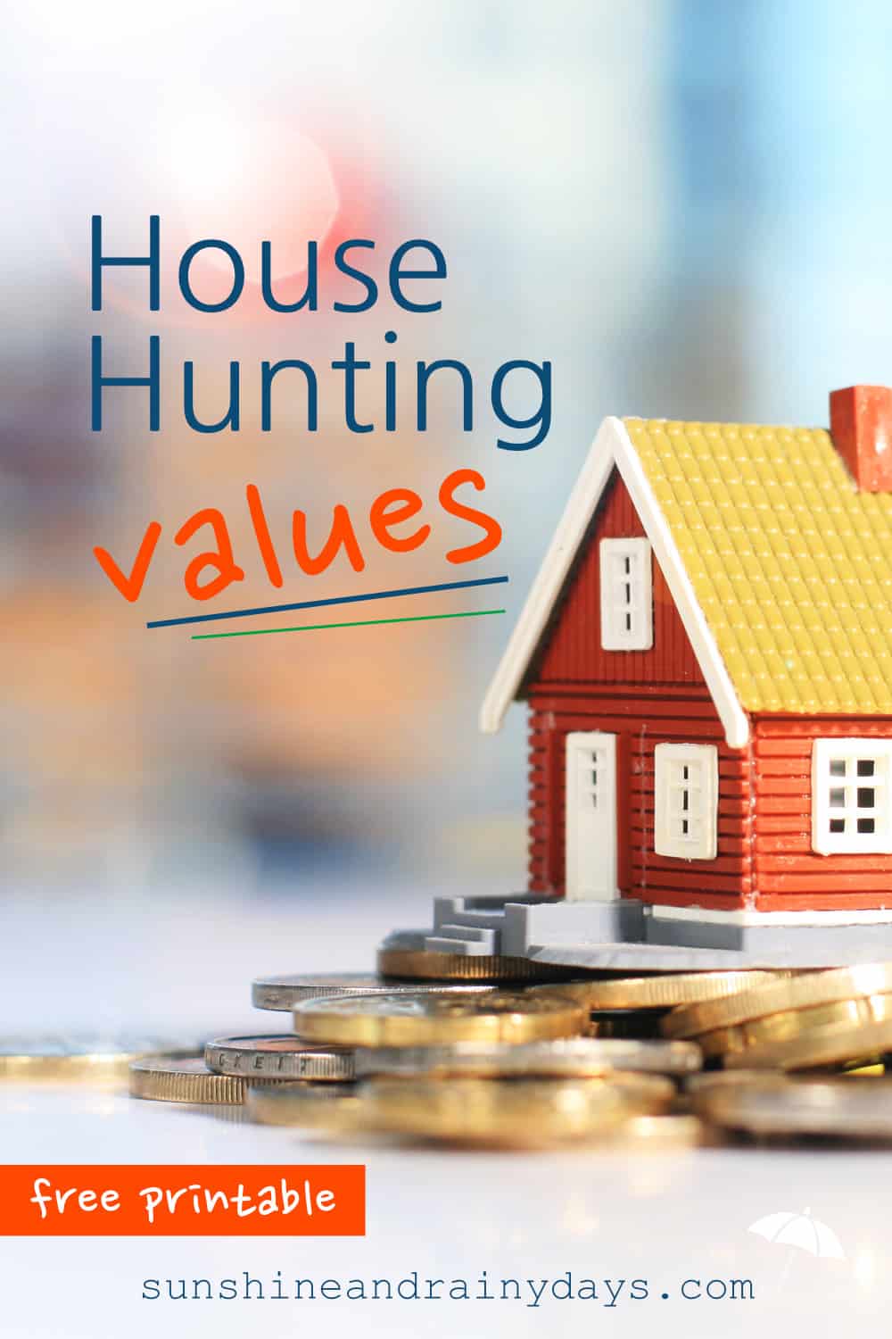 What do you value when house hunting? It's time to bring clarity! Use this printable to discover what you value most, as a family, when house hunting.