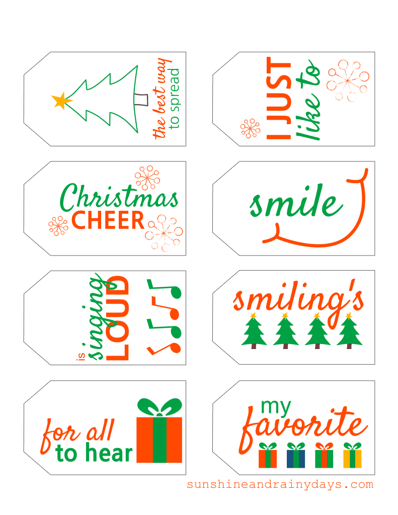 Elf Riddle Gift Tags