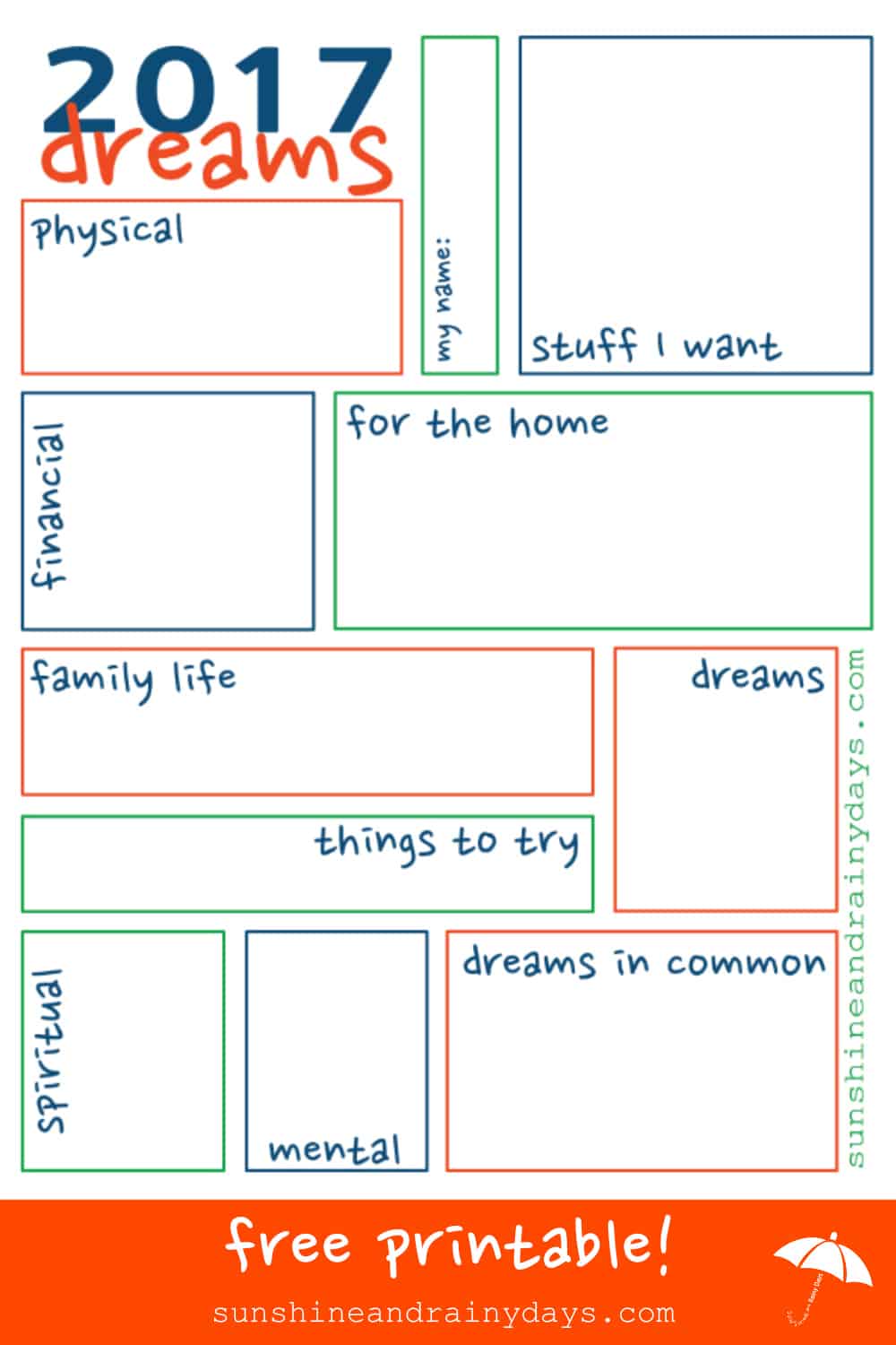 I'm just not into it. Everyone is talking about resolutions but after finding our dream sheets from last year, I decided to create a 2017 Dream Sheet!