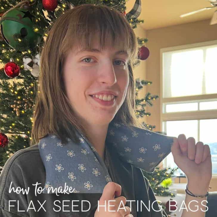 How To Make A Flax Seed Heating Bag Sunshine and Rainy Days