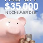 How we paid off $35,000 in consumer debt.