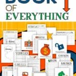 The Book Of Everything printable pages.