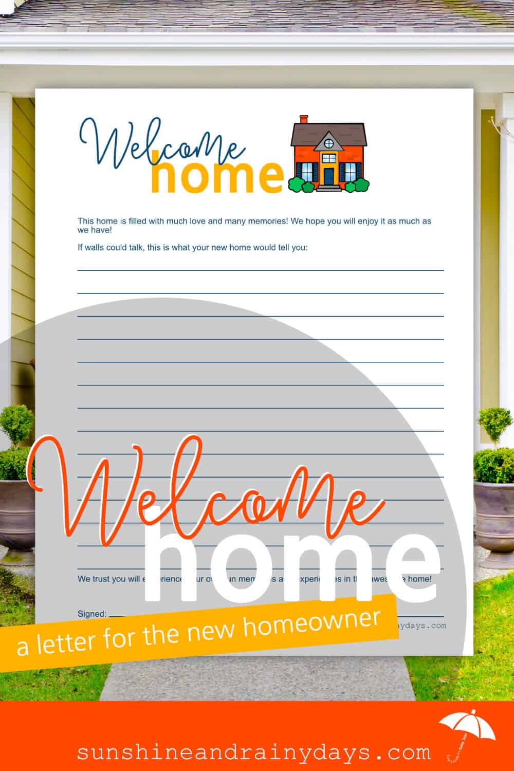 Welcome Home Letter Template, Web we have an extensive selection of ...