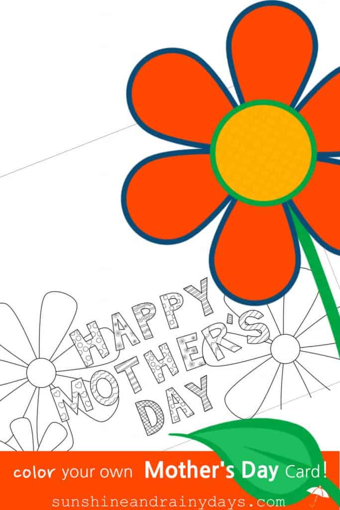 Mother's Day is the perfect opportunity to show your creative side with a Happy Mother's Day Free Printable Card! It's FUN, it's easy, and Mom will LOVE it!