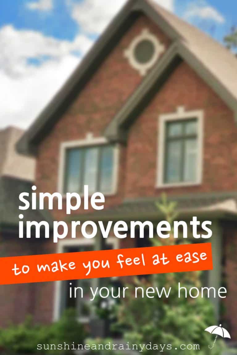 4 Simple Improvements To Make You Feel At Ease In Your New Home