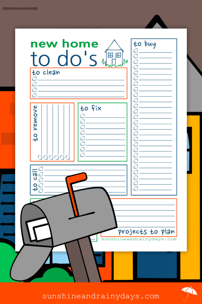 New Home To Do List