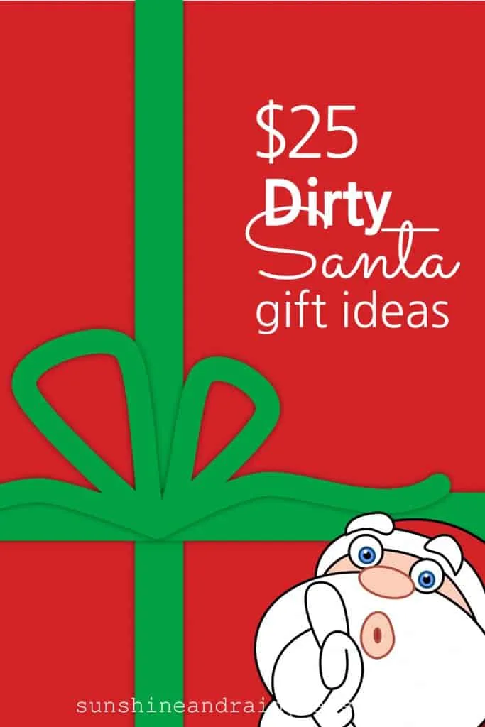 $25 Dirty Santa Gift Ideas - Sunshine and Rainy Days