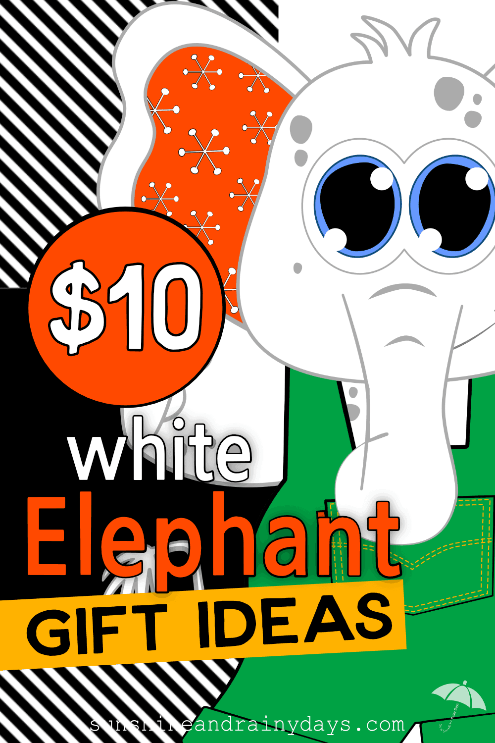 $10 White Elephant Gift Exchange Ideas - Sunshine and Rainy Days