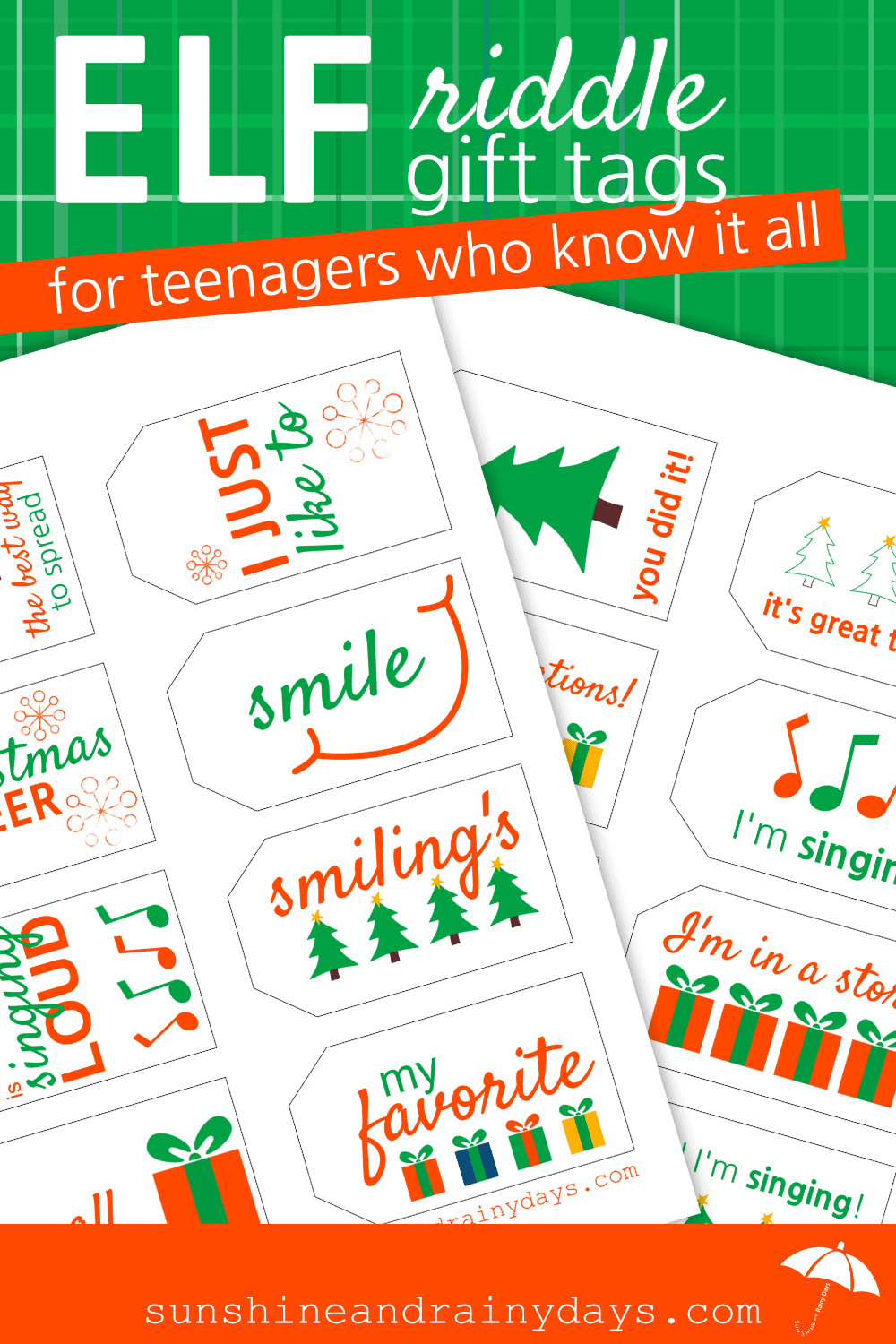 With two Know It All Teenagers in the house, there is no way I am going to put names on Christmas gifts this year. Instead I came up with Christmas Gift Tags For Teenagers Who Know It All. Christmas | Christmas Printables | #Christmas #Printables #Christmasprintables #SARD