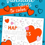 Valentine's Day Cards To Color