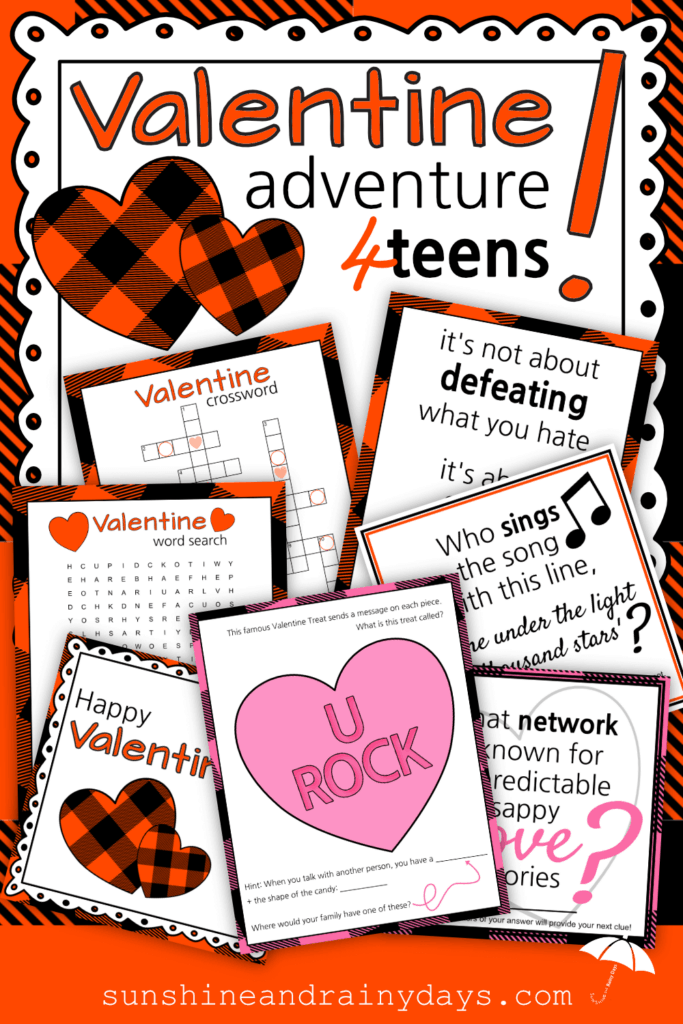 Valentine Scavenger Hunt For Teens