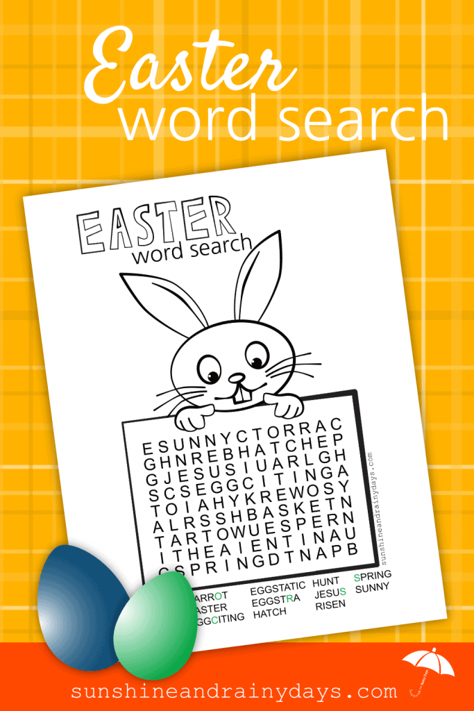 Easter Word Search to help you celebrate Easter!