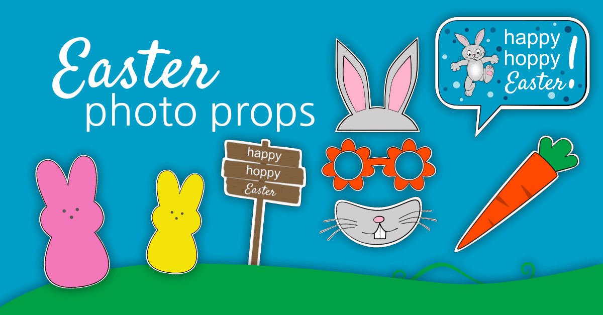 Easter Photo Props Sunshine And Rainy Days