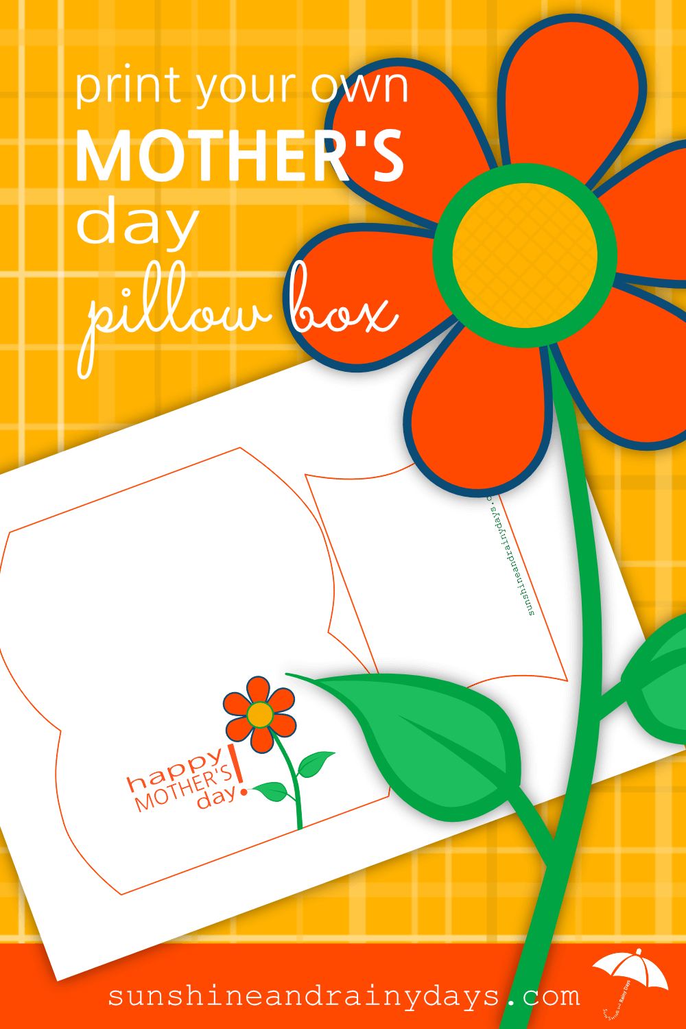 Are you giving Mom a gift card this year? This Mother's Day Pillow Box is the PERFECT size for that gift card!