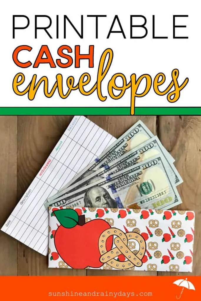 Cash Envelope Wallet Money Envelopes Cash Envelopes 