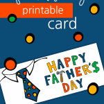 This Printable Father's Day Card is a great way to let your dad know you're thinking of him! Designed to fit in a standard business envelope, it's easy for you and meaningful for dad!