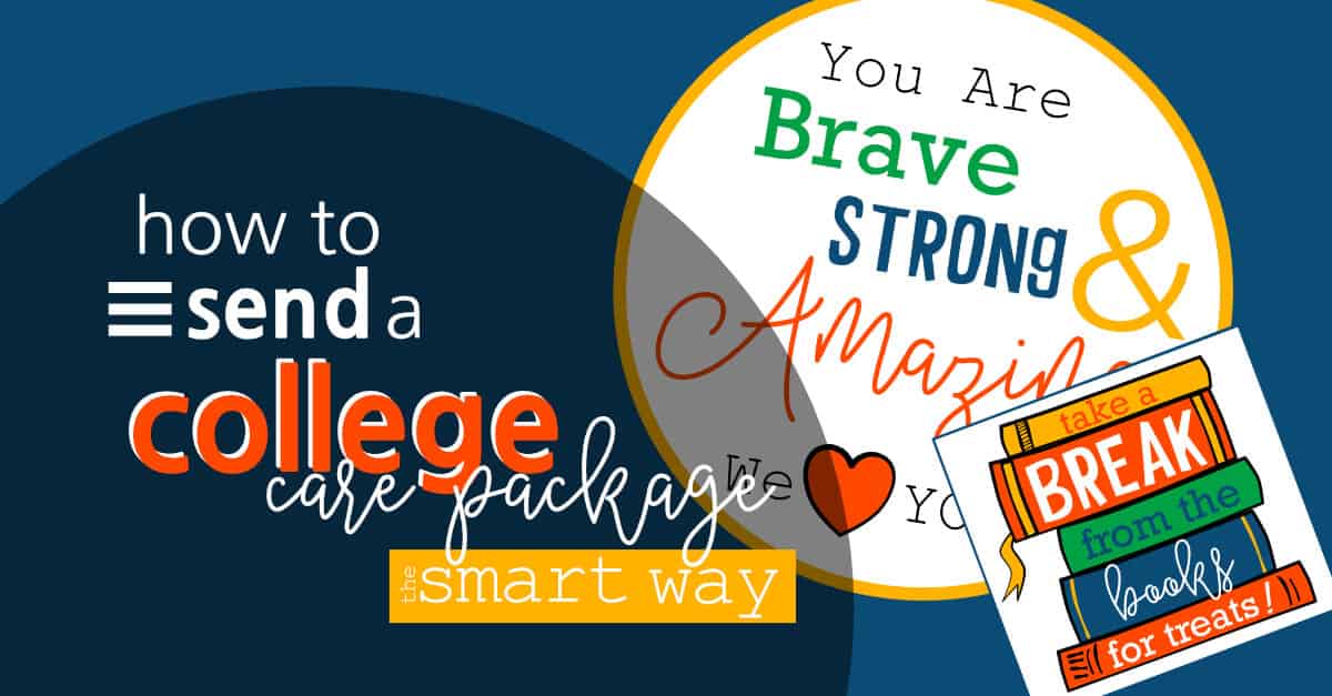College Care Package Printable