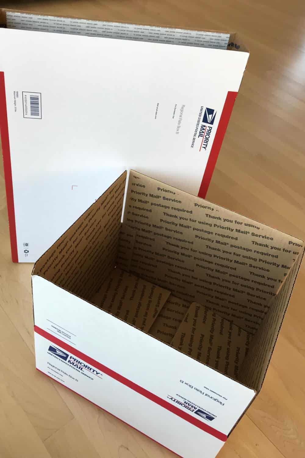 using flat rate boxes for regular priority mail