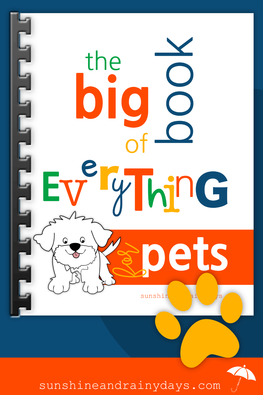 Organize your pets' records in one Pet Binder and never have to search for their paperwork again! The Big Book Of Everything For Pets provides PDF's to help you organize your pets' pertinent information. Pet Binder Printables | Pet Binder | Pet Binder Organization | #dogs #cats #pets #SARD