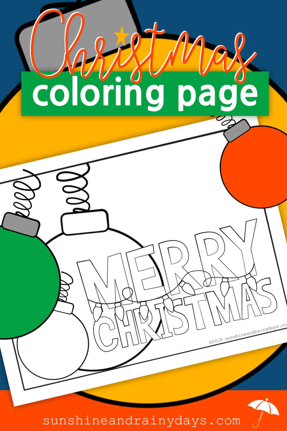 Sit down, relax, and COLOR! That's some of the best advice I can give you to manage stress at the most Joyful time of year! Forget the to do list and get creative with this Christmas Coloring Page! Christmas Coloring Pages | Christmas Printables | #ChristmasPrintables #SARD