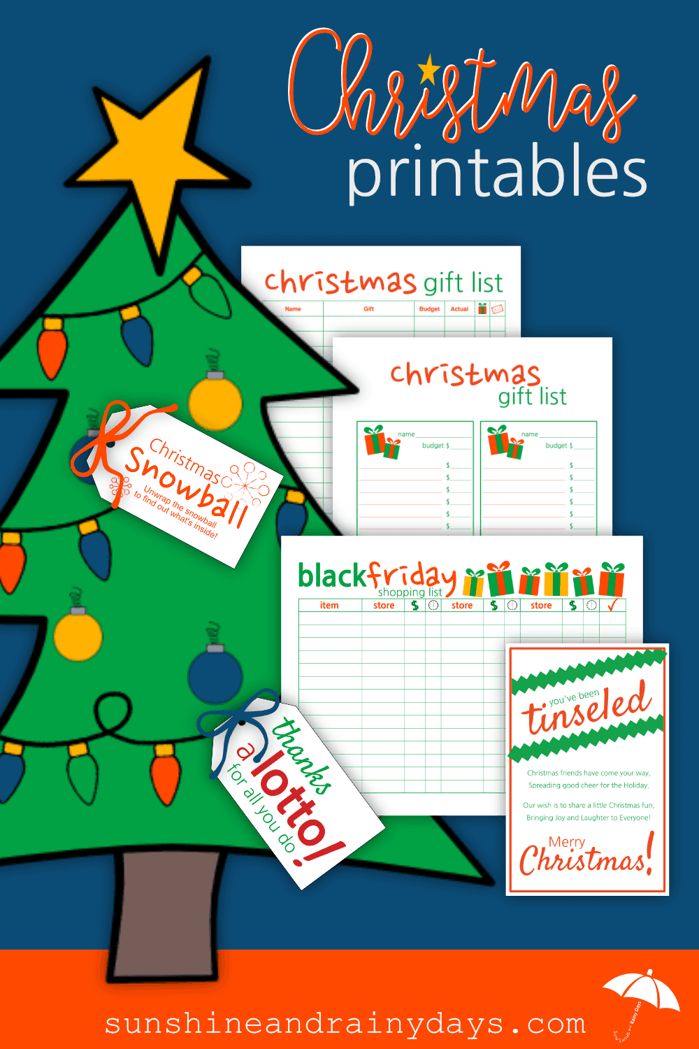 Christmas Printables are here to act as your personal assistant to relieve your mind of all the to do’s so you can enjoy driving around local neighborhoods to check out the lights! Christmas Printables | #printables #SARD