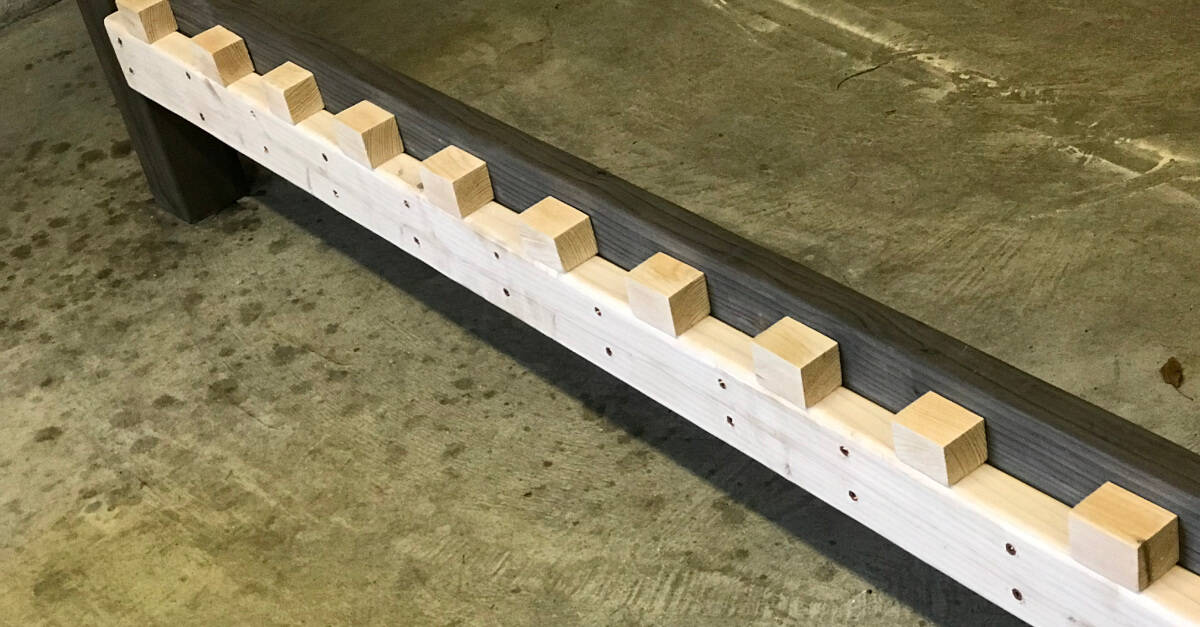 Setting Blocks for Bed Slats