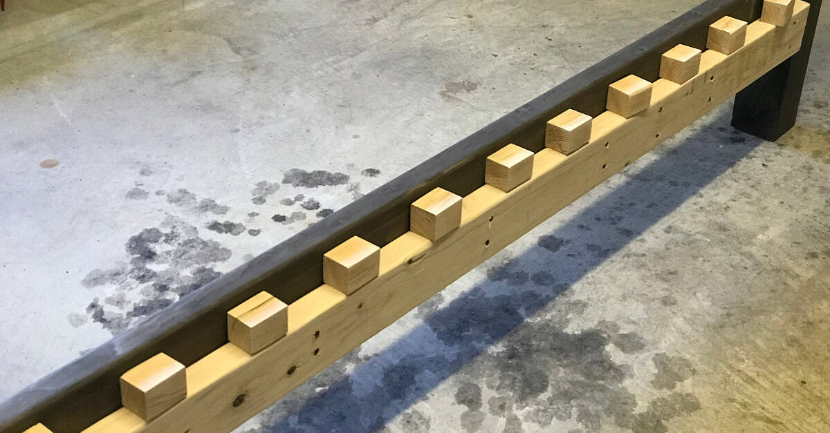 Setting Blocks for Bed Slats