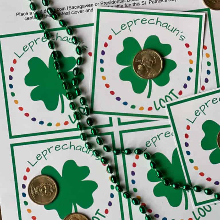 St. Patrick’s Day Leprechaun’s Loot Printable