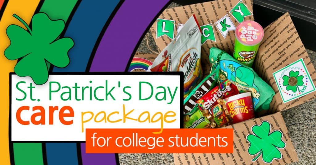 St. Patrick's Day Care Package For College Students