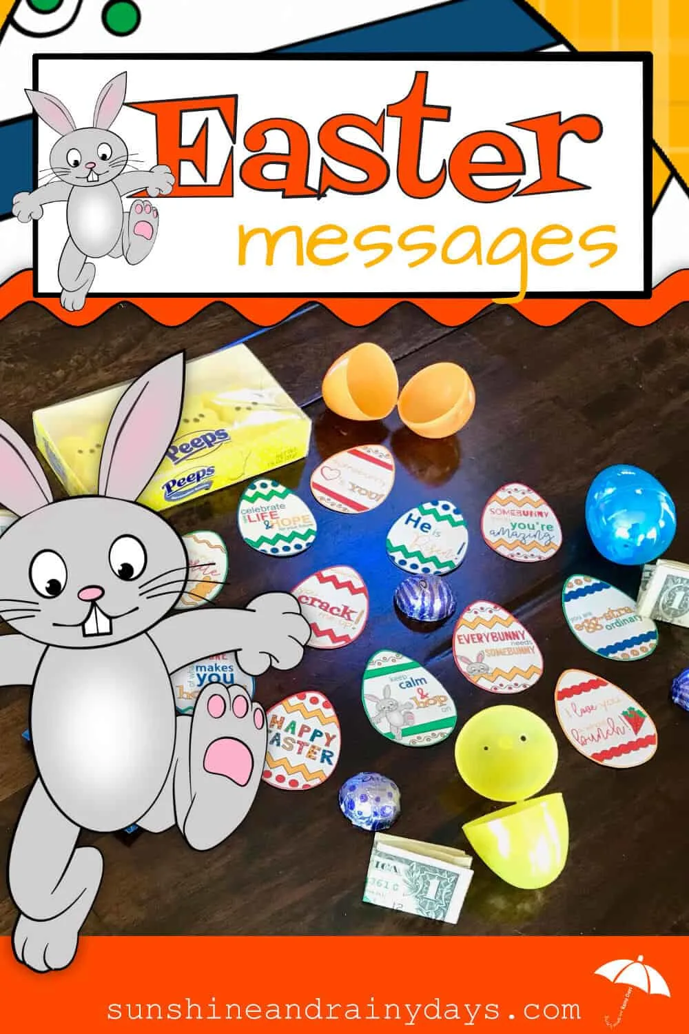 Inspirational And Punny Easter Messages - Sunshine and Rainy Days