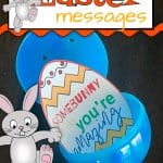 Make your Easter egg-stra special with punny and inspirational Easter Messages designed to fit in plastic Easter Eggs! Don't forget to add candy! Easter Egg Hunt | Easter Printable | Easter Eggs | #easteregghunt #eastereggs #SARD