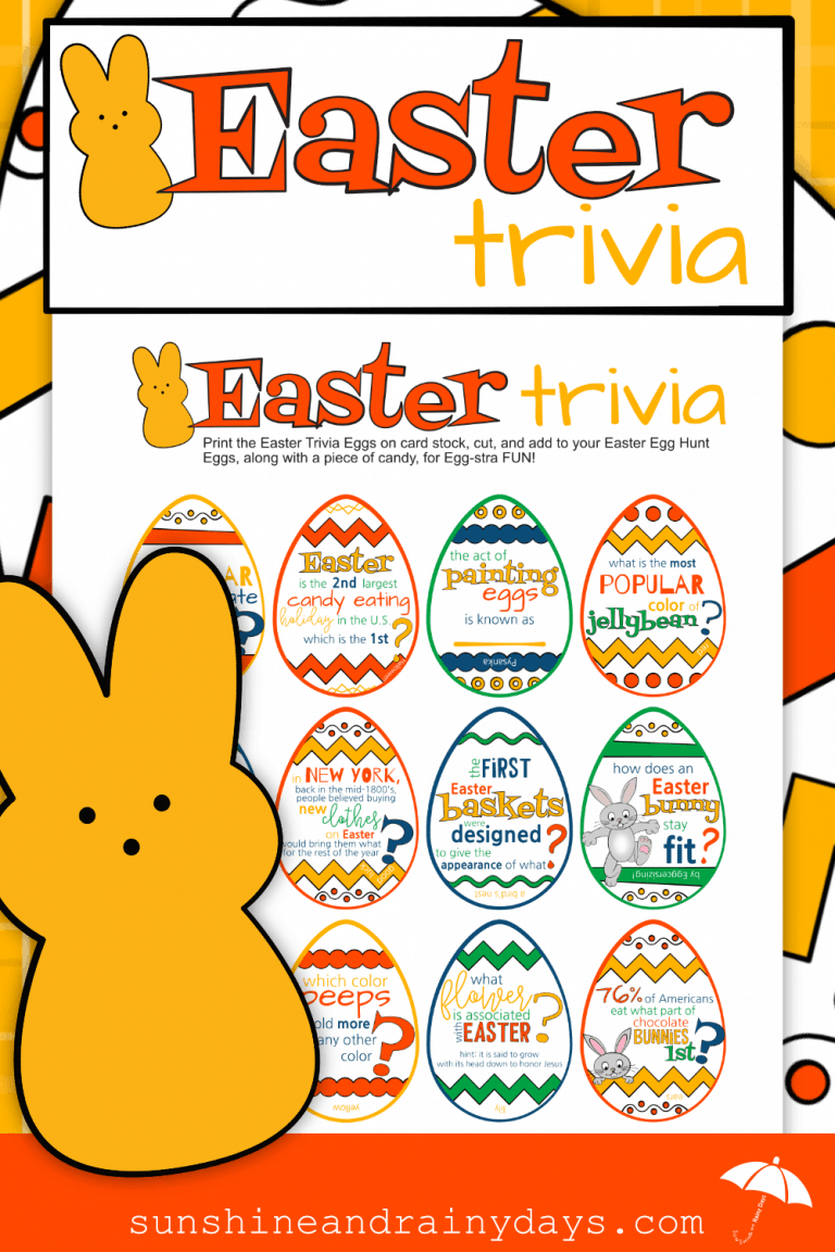 Easter Trivia To Put In Easter Eggs