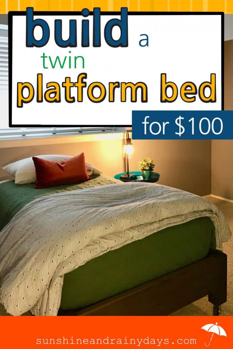 How To Build A Twin Platform Bed
