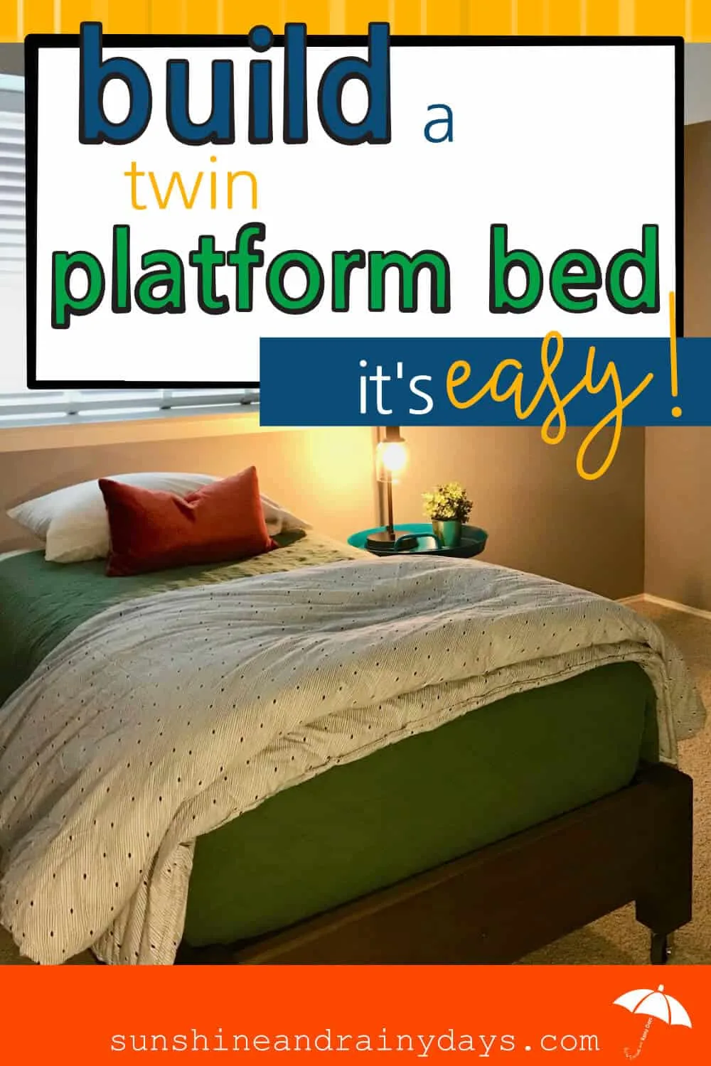 Build this Easy DIY Platform Bed!