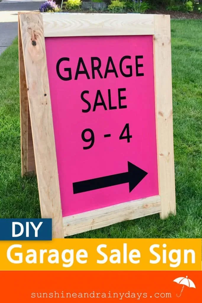 How To Make A Garage Sale Sign