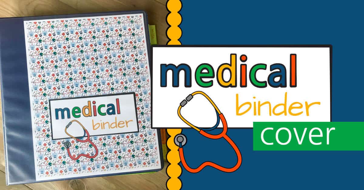 medical-binder-cover-and-spine-sunshine-and-rainy-days