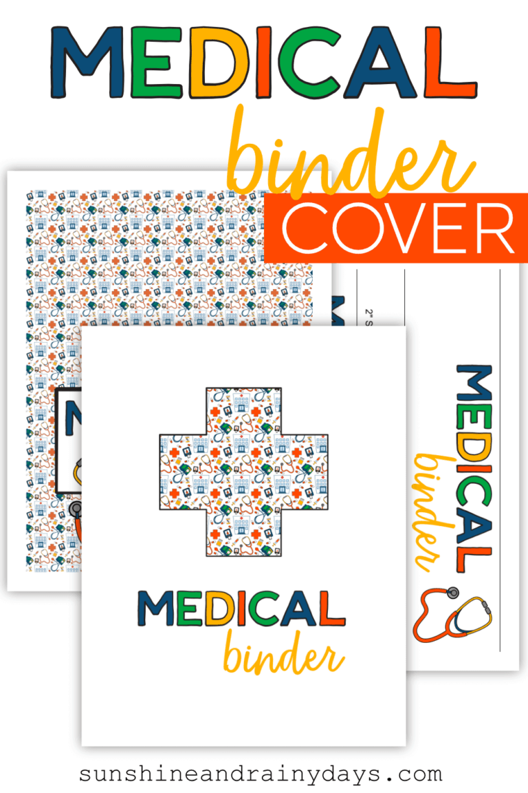 Medical Binder Cover And Spine