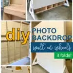 DIY Foldable Photo Backdrop Wall