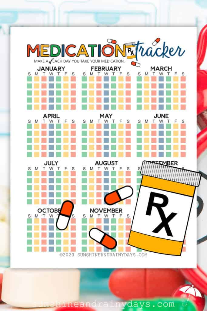 Printable Medication Tracker